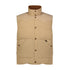 Lee Men's Reversible Western Puffer Vest In Sand