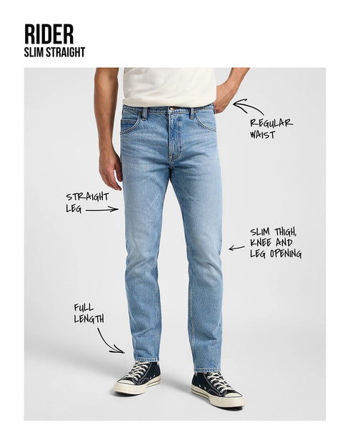 Lee Men's Rider jeans in Deep Ocean - Rodeo In