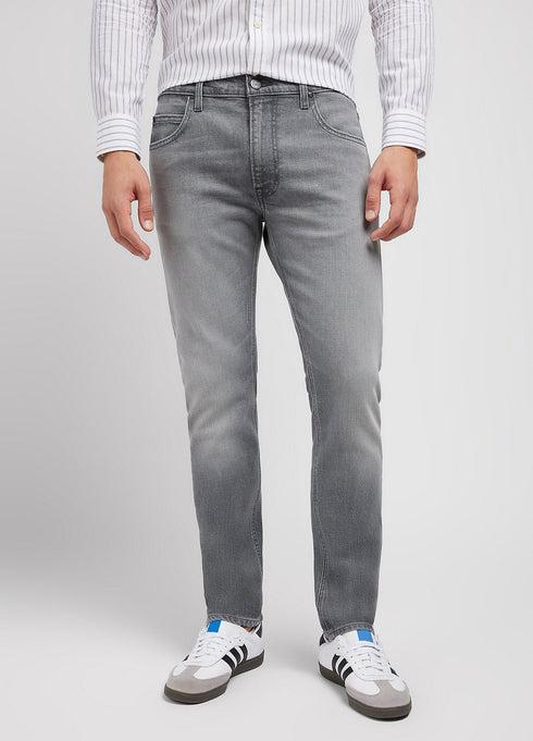 Lee Men's Rider Jeans In Worn in Mid Grey
