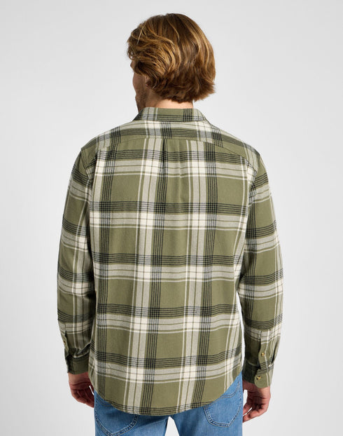 Lee Men's Riveted Shirt In Mercantile Green
