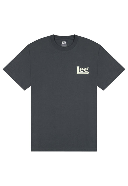 Lee Men's Santa Monica T-Shirt In Washed Black - Rodeo In