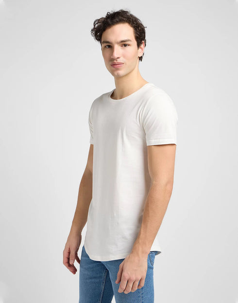 Lee Men's Shaped T-Shirt In Cloud Dancer - Rodeo In