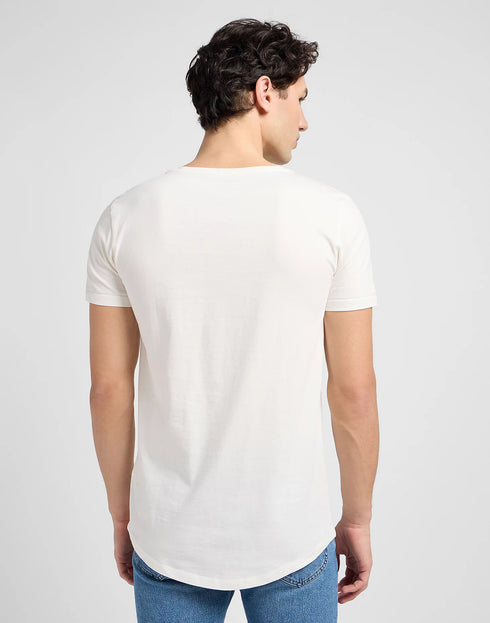 Lee Men's Shaped T-Shirt In Cloud Dancer - Rodeo In