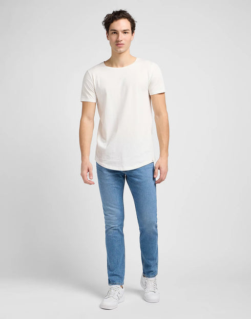Lee Men's Shaped T-Shirt In Cloud Dancer - Rodeo In