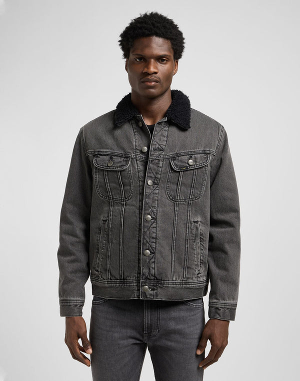 Lee Men's Sherpa Jacket In deep Obsidian - Rodeo In