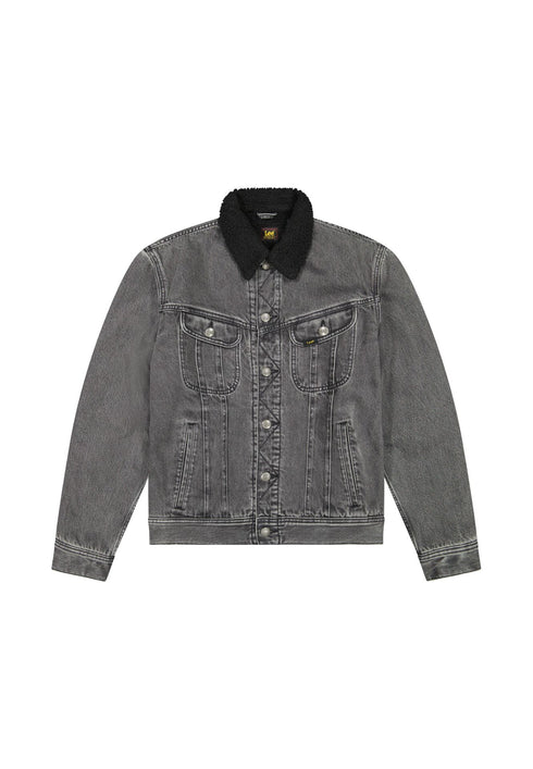 Lee Men's Sherpa Jacket In deep Obsidian