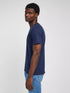 Lee Men's Short Sleeve Patch Logo T-Shirt In Navy - Rodeo In