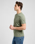 Lee Men's Short Sleeve Patch Logo T-Shirt In Olive Stone - Rodeo In