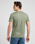 Lee Men's Short Sleeve Patch Logo T-Shirt In Olive Stone - Rodeo In