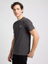 Lee Men's Short Sleeve Patch Logo T-Shirt In Washed Black - Rodeo In