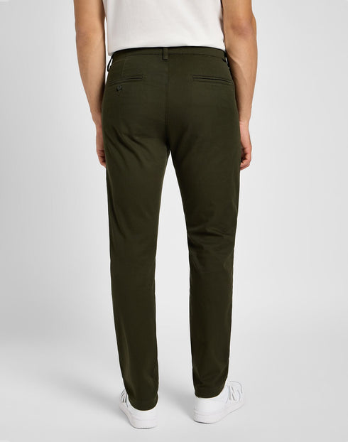 Lee Men's Slim Chino Pants In Olive Night