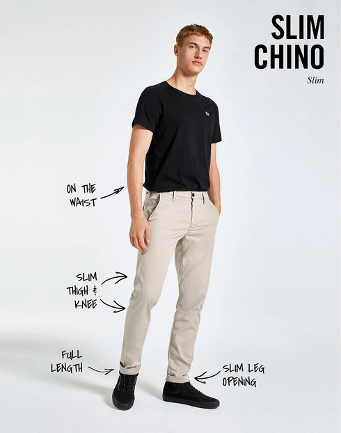 Lee Men's Slim Chino Pants In Stone