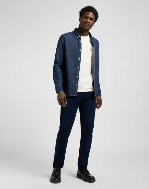 Lee Men's Slim Fit MVP Jeans In Rivet Navy - Rodeo In