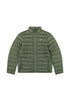 Lee Men's Stand Collar Puffer Jacket In Olive Gray - Rodeo In