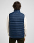 Lee Men's Stand Collar Puffer Vest In Rivet Navy