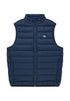 Lee Men's Stand Collar Puffer Vest In Rivet Navy