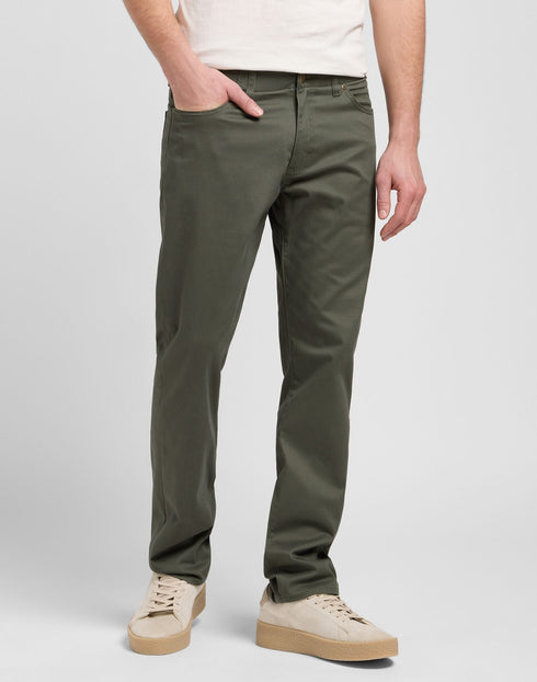 Lee Men's Straight Fit MVP Jeans In Olive Gray - Rodeo In