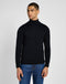Lee Men's Turtle Neck Long Sleeve T-Shirt in Black