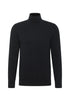 Lee Men's Turtle Neck Long Sleeve T-Shirt in Black