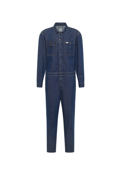 Lee Men's Union-All Overalls In Mid Wash