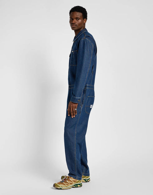 Lee Men's Union-All Overalls In Mid Wash