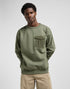 Lee Men's Utility Crew Sweatshirt In Oak Moss