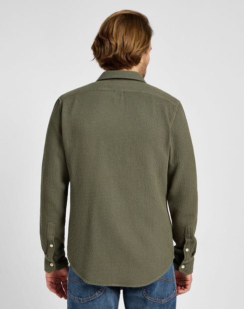 Lee Men's Utility Shirt In Mercantile Green