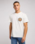 Lee Men's Varsity T-Shirt In Ecru - Rodeo In