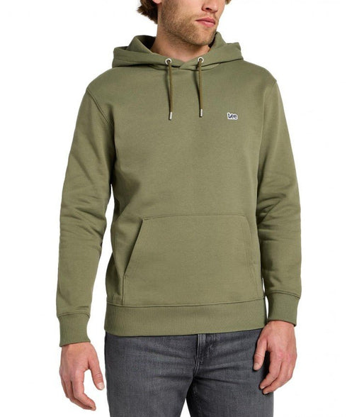 Lee Men's Wobbly Logo Hoodie In Mercantile Green
