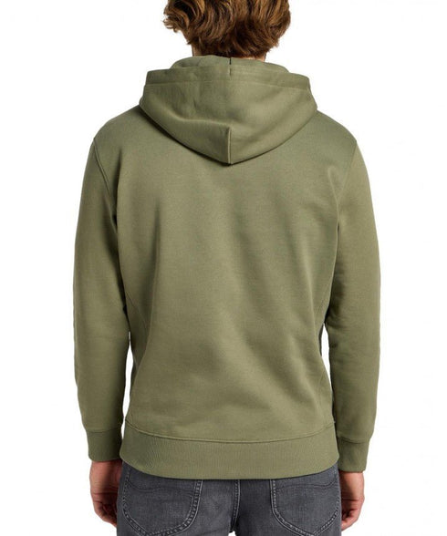 Lee Men's Wobbly Logo Hoodie In Mercantile Green