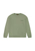 Lee Men's Wobbly Logo Sweatshirt In Olive Stone