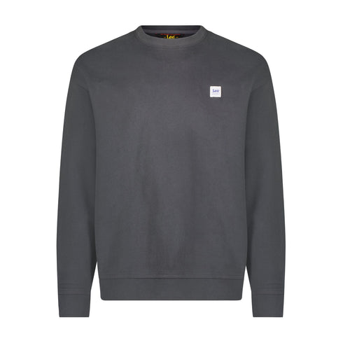 Lee Men's Work Wear Sweatshirt In Washed Black