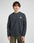 Lee Men's Work Wear Sweatshirt In Washed Black