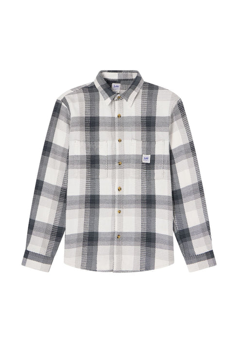Lee Men's Workwear Shirt 2_0 In Rebel Navy Plaid - Rodeo In