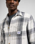 Lee Men's Workwear Shirt 2_0 In Rebel Navy Plaid - Rodeo In