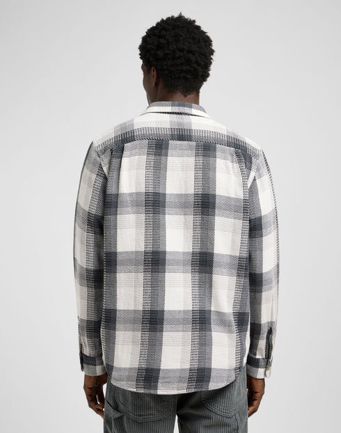 Lee Men's Workwear Shirt 2_0 In Rebel Navy Plaid - Rodeo In