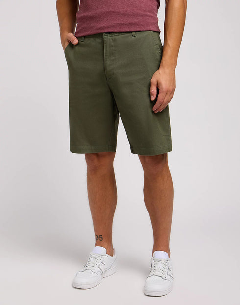 Lee Men's XC Welt Pocket Shorts In Olive Grove