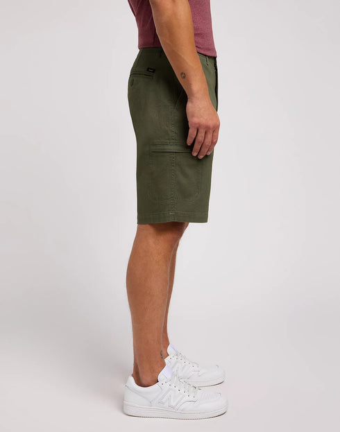 Lee Men's XC Welt Pocket Shorts In Olive Grove