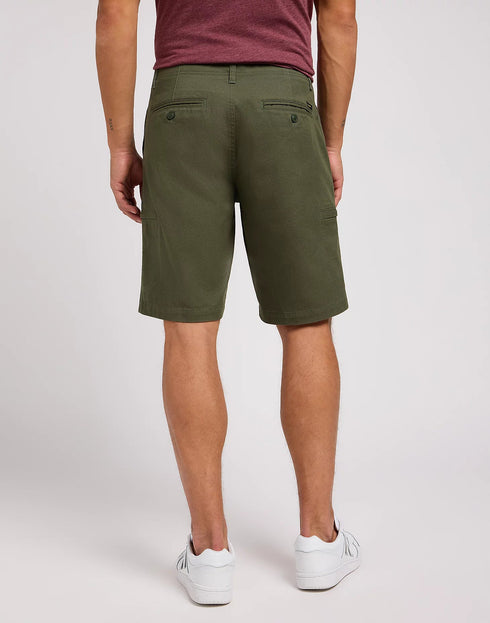 Lee Men's XC Welt Pocket Shorts In Olive Grove