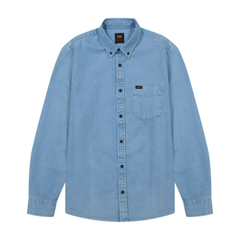 Lee Men's Button Down Shirt in Lakeside Wash