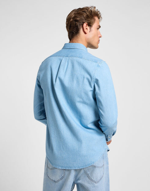 Lee Men's Button Down Shirt in Lakeside Wash
