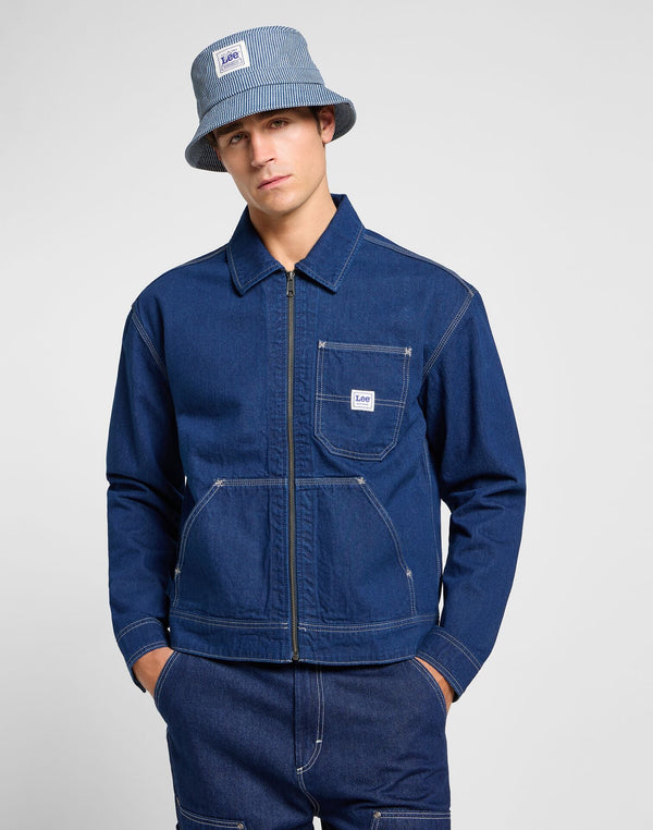 Lee Railroad Bucket Hat In Railroad Navy - Rodeo In