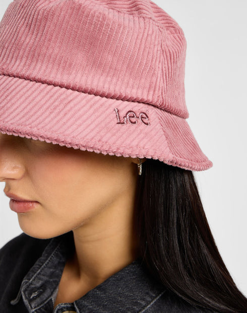 Lee Soft Cord Bucket Hat In Cinnamon