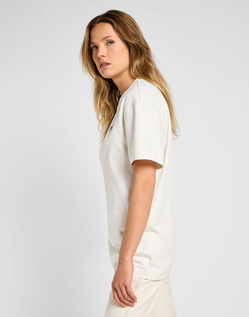 Lee Unisex WW T-Shirt In Ecru
