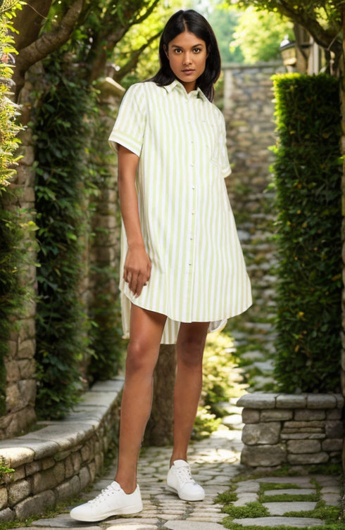 Lee Women's All Purpose A Line Dress In Matcha