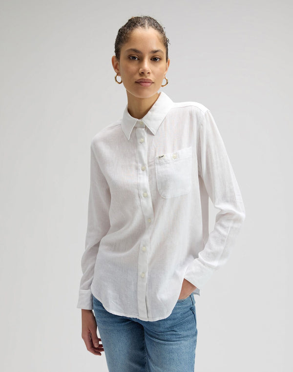Lee Women's All Purpose Shirt In Bright White - Rodeo In