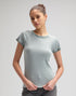 Lee Women's Baby T-Shirt In Desert Sage Stripe - Rodeo In