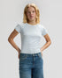 Lee Women's Baby T-Shirt In Halogen Stripe - Rodeo In