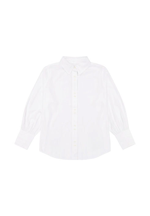 Lee Women's Balloon Sleeve Shirt In Bright White - Rodeo In