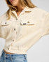 Lee Women's Batwing Rider Jacket in Soy Bean